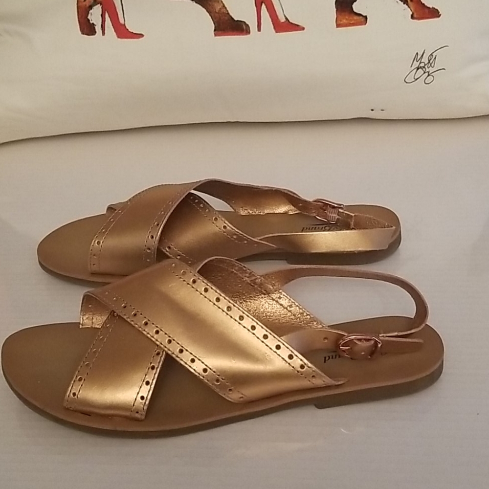 Bold Copper Sandal.